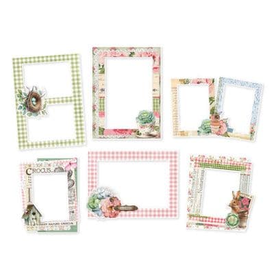Simple Stories Chipboard Frames - Simple Vintage Spring Garden