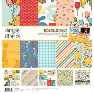 Simple Stories Collection Kit - Say Cheese Classic Pooh Birthday