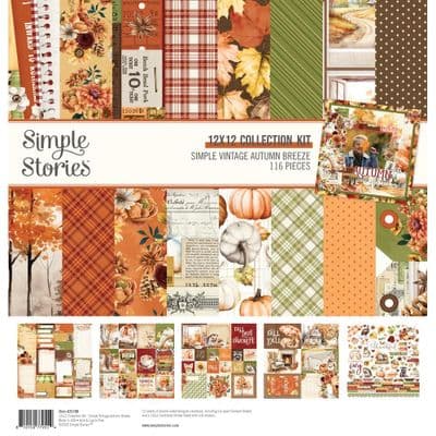 Simple Stories Collection Kit - Simple Vintage Autumn Breeze