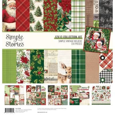 Simple Stories Collection Kit - Simple Vintage Believe