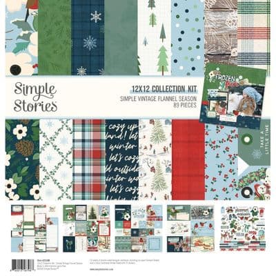 Simple Stories Collection Kit - Simple Vintage Flannel Season