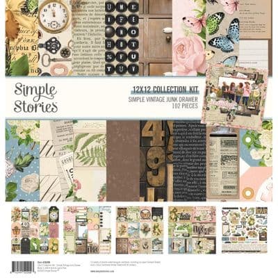 Simple Stories Collection Kit - Simple Vintage Junk Drawer