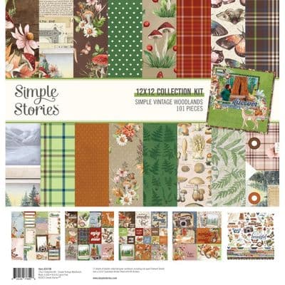 Simple Stories Collection Kit - Simple Vintage Woodlands