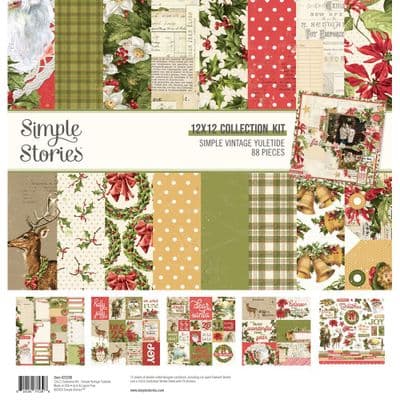 Simple Stories Collection Kit - Simple Vintage Yuletide