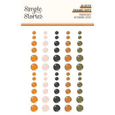 Simple Stories Enamel Dots - Faboolous