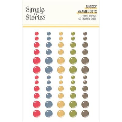 Simple Stories Enamel Dots - Front Porch