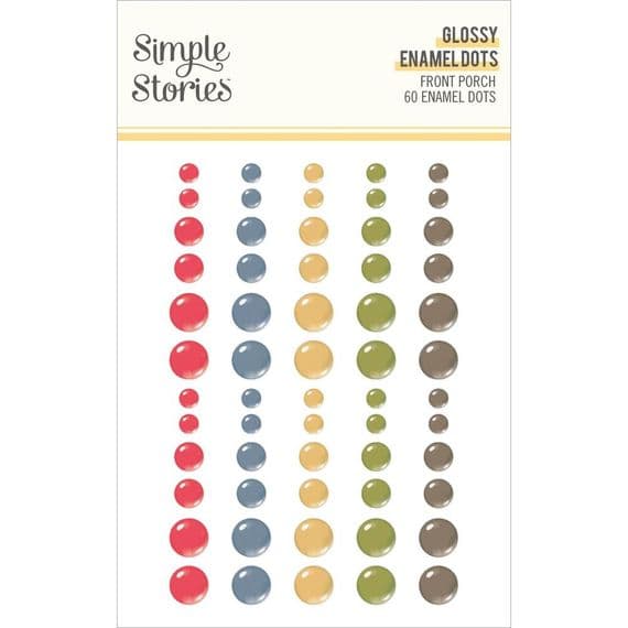 Simple Stories Enamel Dots - Front Porch
