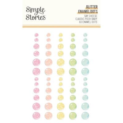 Simple Stories Enamel Dots - Say Cheese Classic Pooh Baby