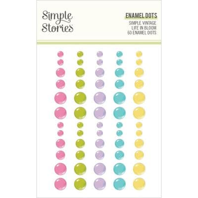 Simple Stories Enamel Dots - Simple Vintage Life in Bloom