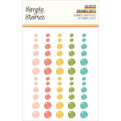 Simple Stories Enamel Dots - Summer Snapshots