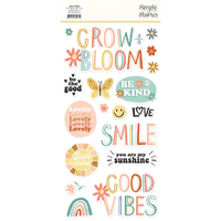 Simple Stories - Foam Stickers - Boho Sunshine