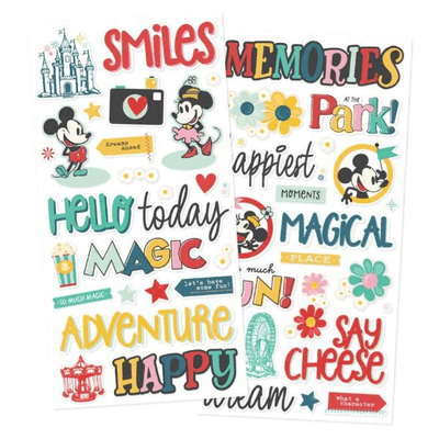 Simple Stories - Foam Stickers - Say Cheese Happiest Place