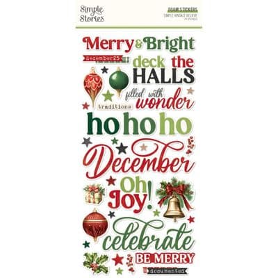 Simple Stories - Foam Stickers - Simple Vintage Believe