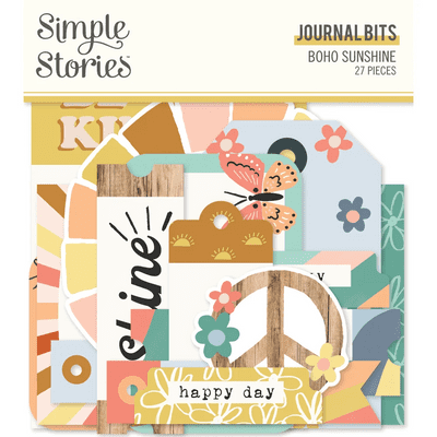 Simple Stories Journal Bits - Boho Sunshine