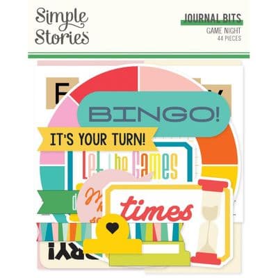 Simple Stories Journal Bits - Game Night