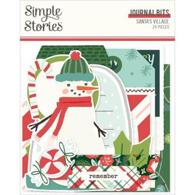 Simple Stories Journal Bits - Santa's Village
