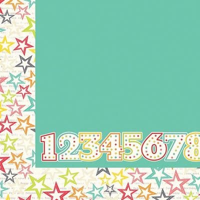 Simple Stories - Let's Party - Make a Wish 12x12 Paper