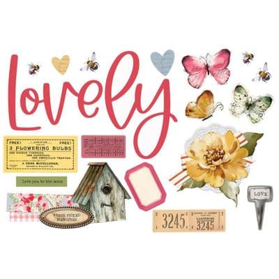 Simple Stories Page Pieces - Simple Vintage Spring Garden