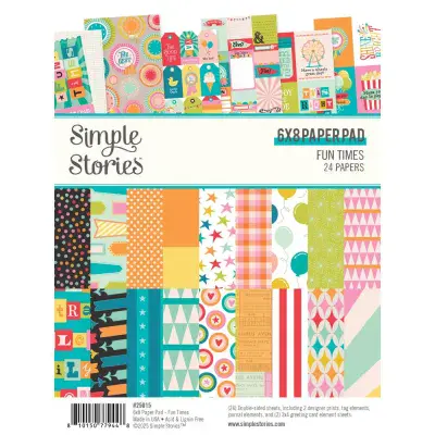 Simple Stories Paper Pad 6x8 - Fun Times