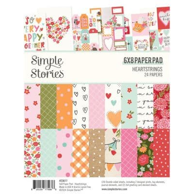 Simple Stories Paper Pad 6x8 - Heartstrings