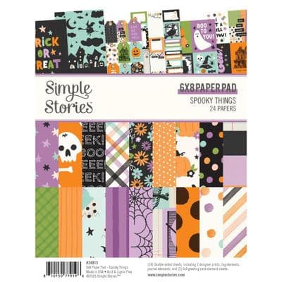 Simple Stories Paper Pad 6x8 - Spooky Things