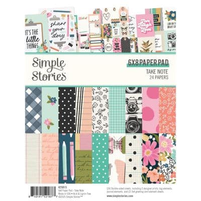 Simple Stories Paper Pad 6x8 - Take Note
