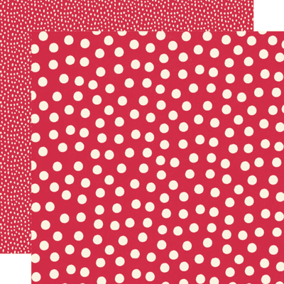 Simple Stories - Say Cheese Main Street - Red Dots Basics 12x12 Paper