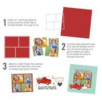 Simple Stories Simple Pages Page Template - Design 11 - 3x4 and 3x3