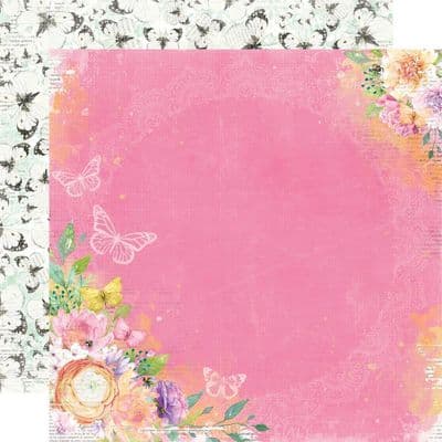 Simple Stories - Simple Vintage Life in Bloom - Dream On 12x12 Paper
