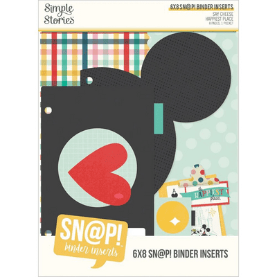 Simple Stories Sn@p! Binder Inserts - Say Cheese Happiest Place