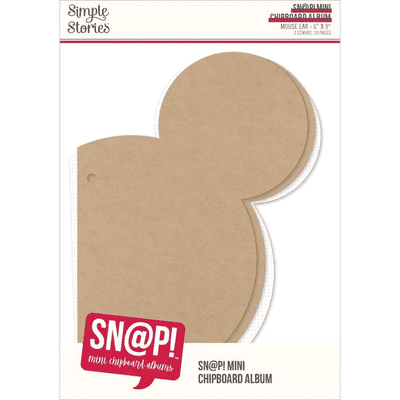 Simple Stories Sn@p! Mini Chipboard Album - Mouse Ears