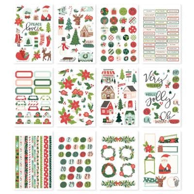 Simple Stories Sticker Book - Santa's Village