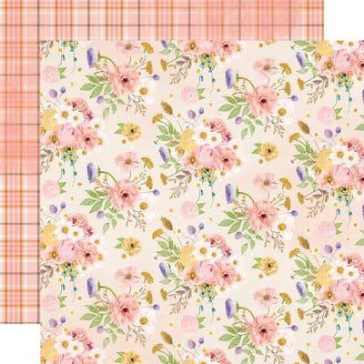 Simple Stories - Vintage Flower Shoppe - Beautiful 12x12 Paper