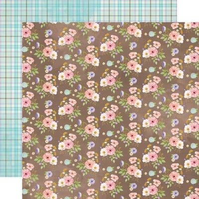 Simple Stories - Vintage Flower Shoppe - Fabulous 12x12  Paper