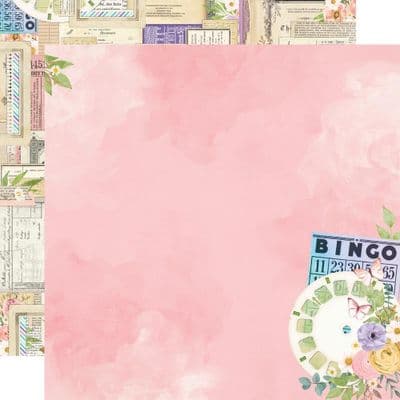 Simple Stories - Vintage Flower Shoppe - Treasure 12x12  Paper