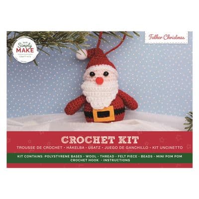 Simply Make Crochet Kit - Father Christmas