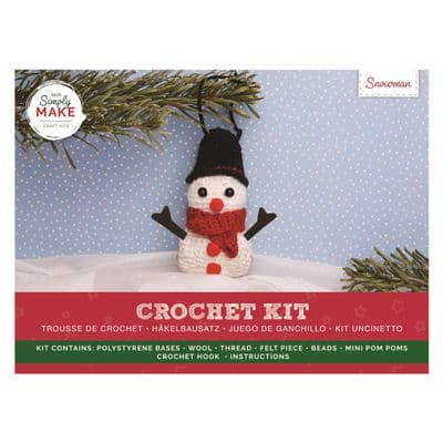 Simply Make Crochet Kit - Snowman