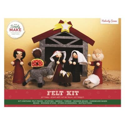 Simply Make Felt Kit - Nativity
