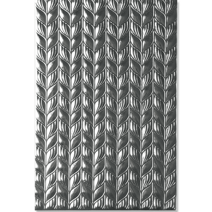 Sizzix 3-D Textured Impressions Embossing Folder - Linear Leaves