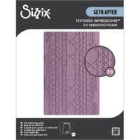 Sizzix 3-D Textured Impressions Embossing Folder - Magic Mesh by Seth Apter