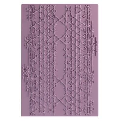 Sizzix 3-D Textured Impressions Embossing Folder - Magic Mesh by Seth Apter