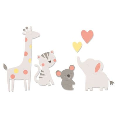 Sizzix - Bigz Die - Zoo Friends - 663863