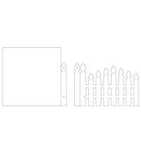 Sizzix - Bigz XL Scoreboards Die - Eileen Hull Garden Gate