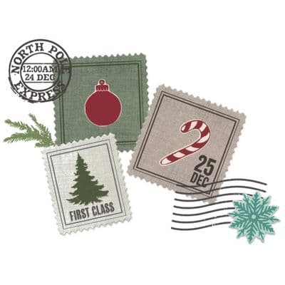 Sizzix - Clear Stamp Set w. Framelits Dies - Special Delivery by 49 and Market