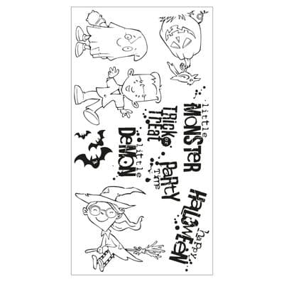 Sizzix Clear Stamps Set 10pk - Fright Night