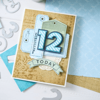 Sizzix - Clear Stamps w. Framelits - Tag It by 49 and Market