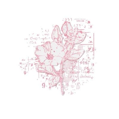 Sizzix - Framelits Die Set with Stamps - Floral Mix Cluster by 49 and Market