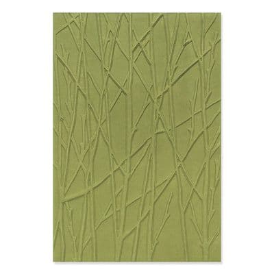 Sizzix Multi Level Textured impressions Embossing Folder - Forest Scene