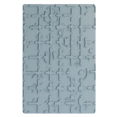 Sizzix Textured Impressions Multi Level Embossing Folder - Grid Graph by Seth Apter