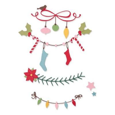 Sizzix - Thinlits Die Set 14pk - Christmas Borders